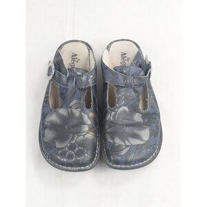 Alegria Classic Flower Slip On Mule Women Size ALG 336 Size 42‎ US 9.5